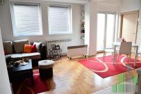Se izdava namesten stan vo Skopje, Kisela Voda so povrshina od 45 m2.
 Ekstra: Greenje na struja, Nova Zgrada, Klima, Lift, Parking.
 Cena: 300 EUR
